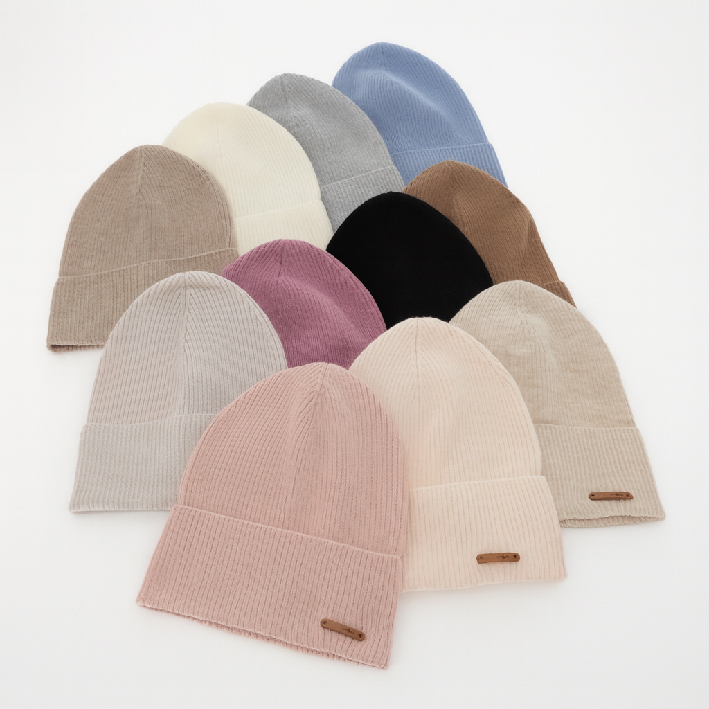 FLERRA - Berretto Donna in Lana Merino, elegante e caldo per inverno.