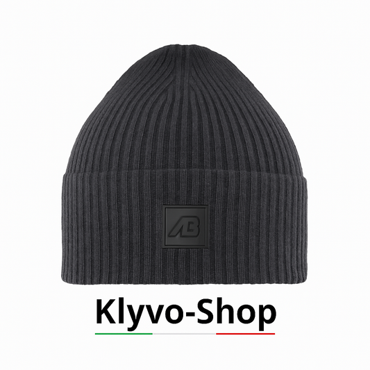 MATIAS-Berretto Uomo in Lana Merino Extrafine 100% – leggero a coste ed elastico