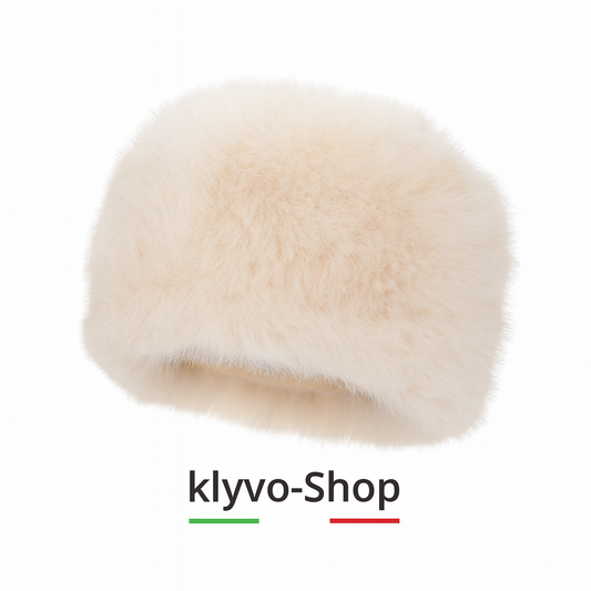 HOLLY - Cappello invernale da donna in pelliccia sintetica con fodera in pile di lana