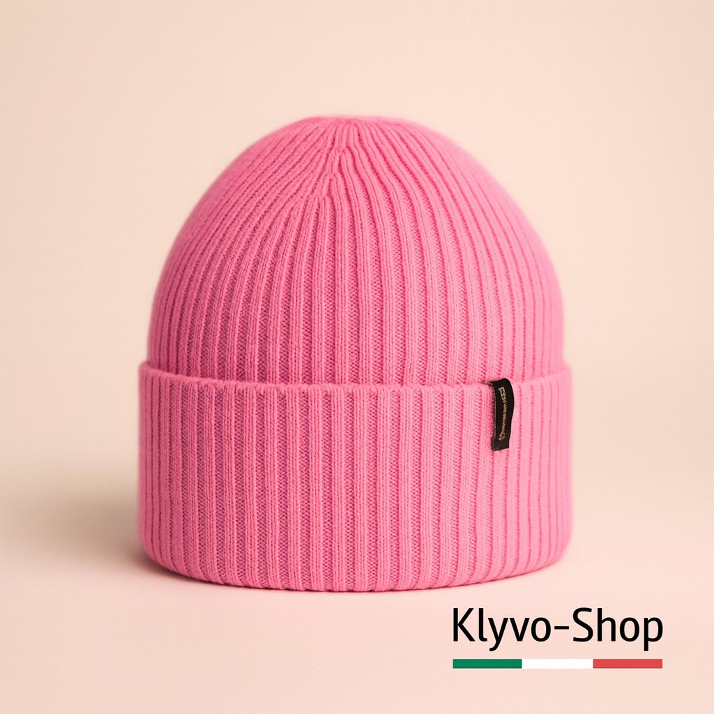 MEGAN - Berretto Donna Invernale in Lana Merino extrafine, elegante e caldo.