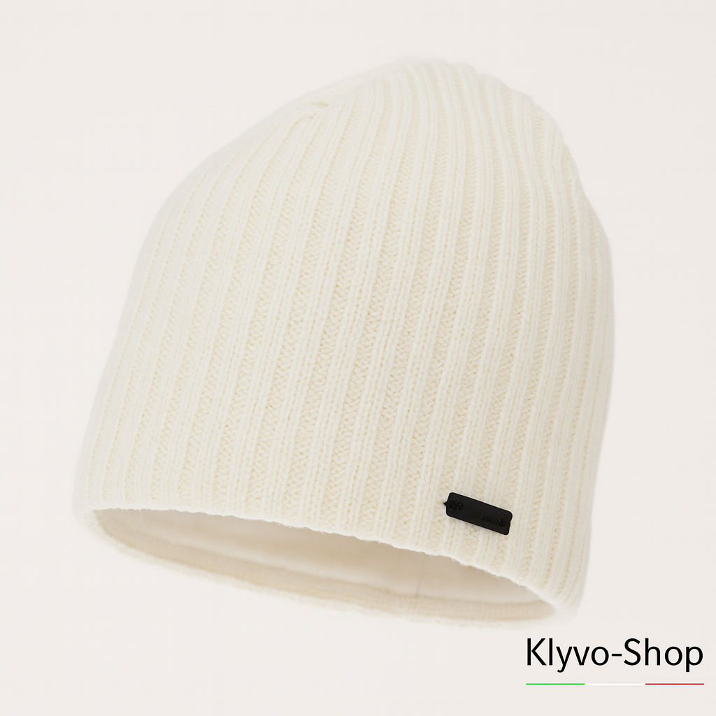 SOLETTA - Berretto Donna Invernale in Lana Merino con fodera in pile elegante.