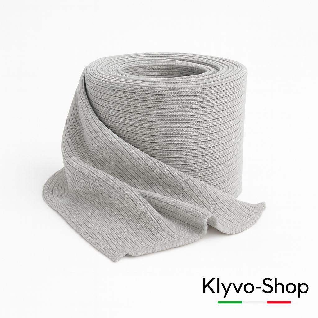 JESSICA - Sciarpa Donna, 100% Lana Merino Extrafine 203×24 cm.