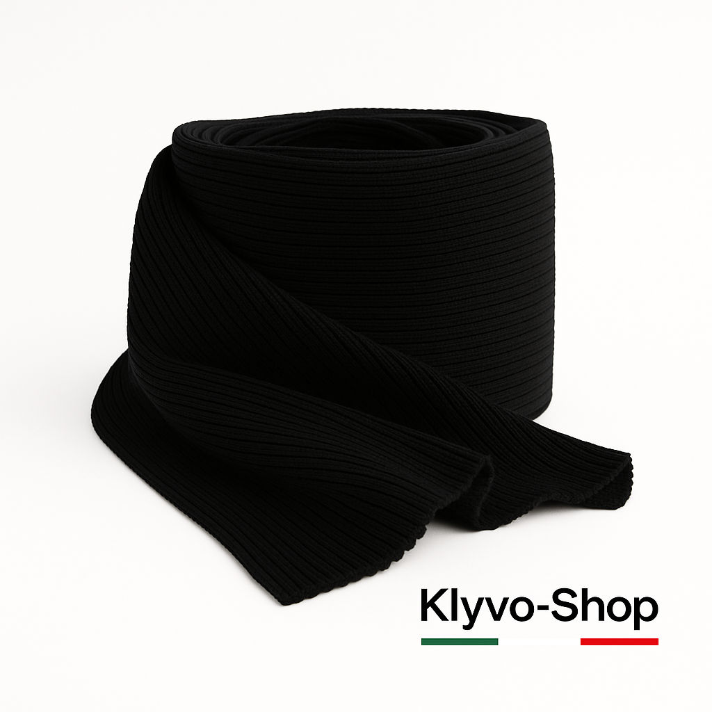 JESSICA - Sciarpa Donna, 100% Lana Merino Extrafine 203×24 cm.