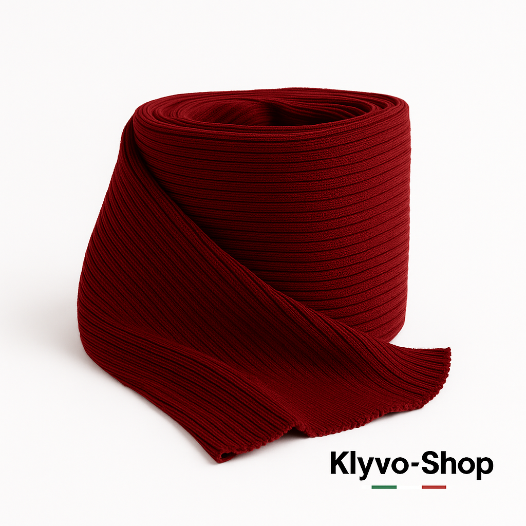 JESSICA - Sciarpa Donna, 100% Lana Merino Extrafine 203×24 cm.