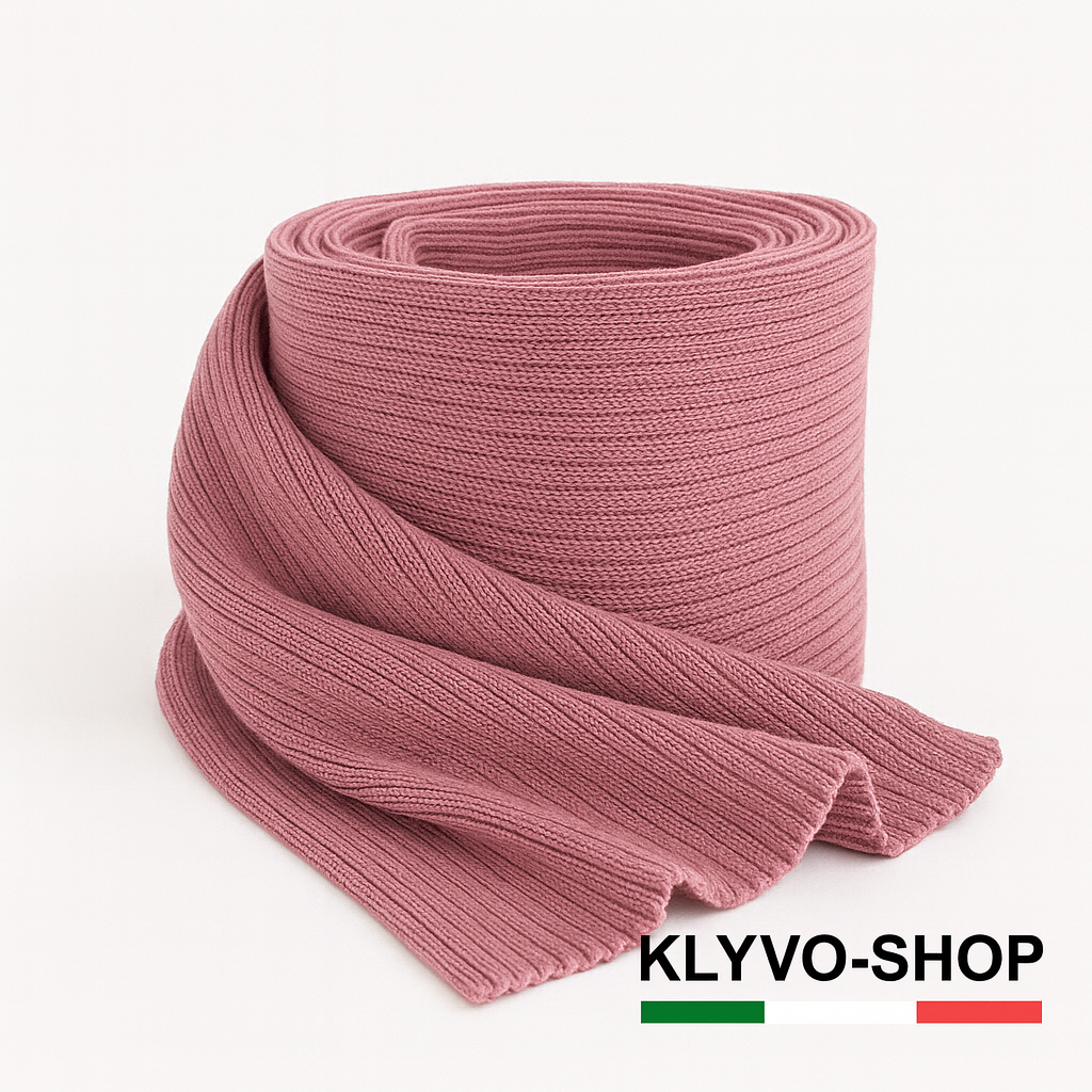 JESSICA - Sciarpa Donna, 100% Lana Merino Extrafine 203×24 cm.