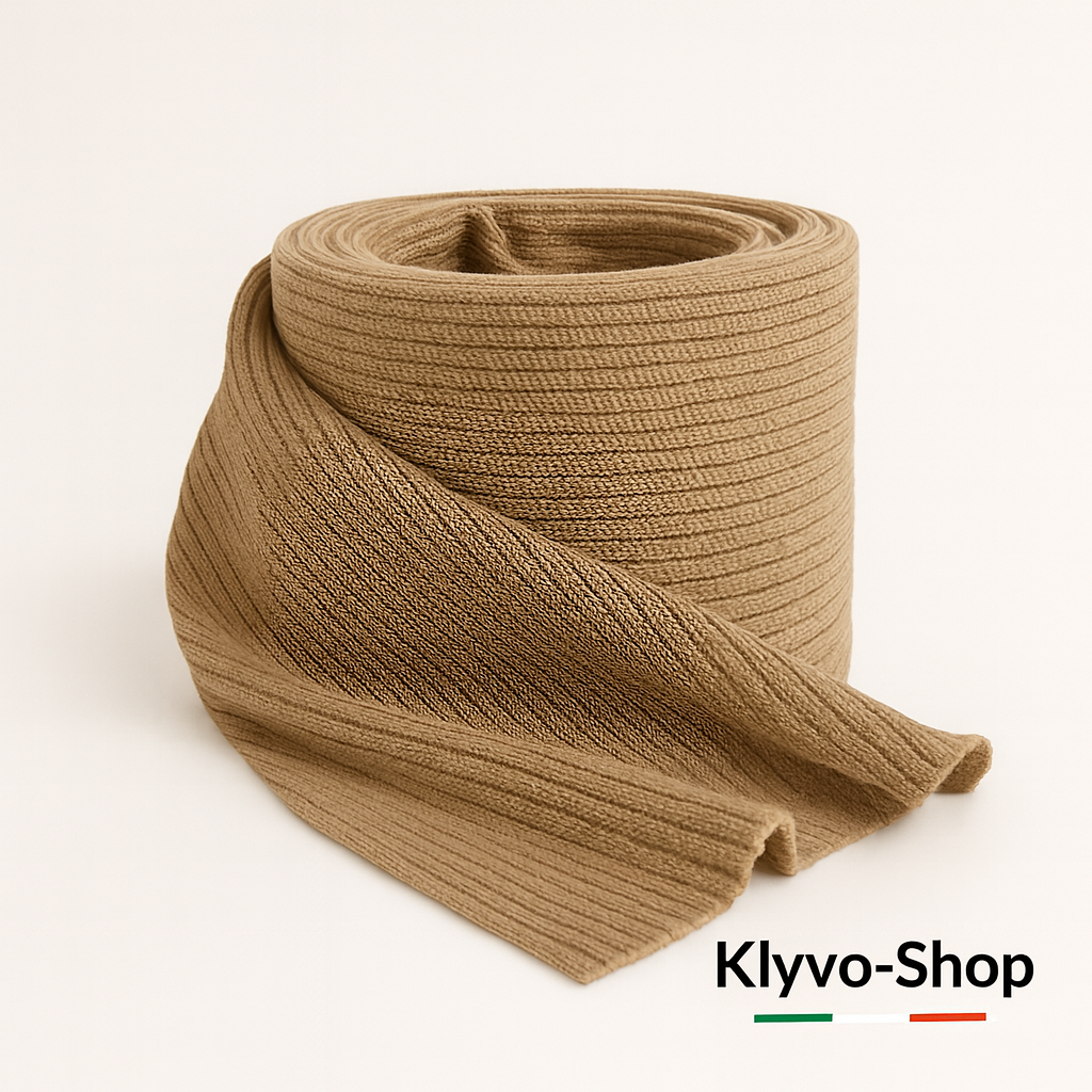 JESSICA - Sciarpa Donna, 100% Lana Merino Extrafine 203×24 cm.