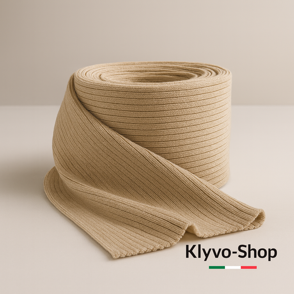 JESSICA - Sciarpa Donna, 100% Lana Merino Extrafine 203×24 cm.