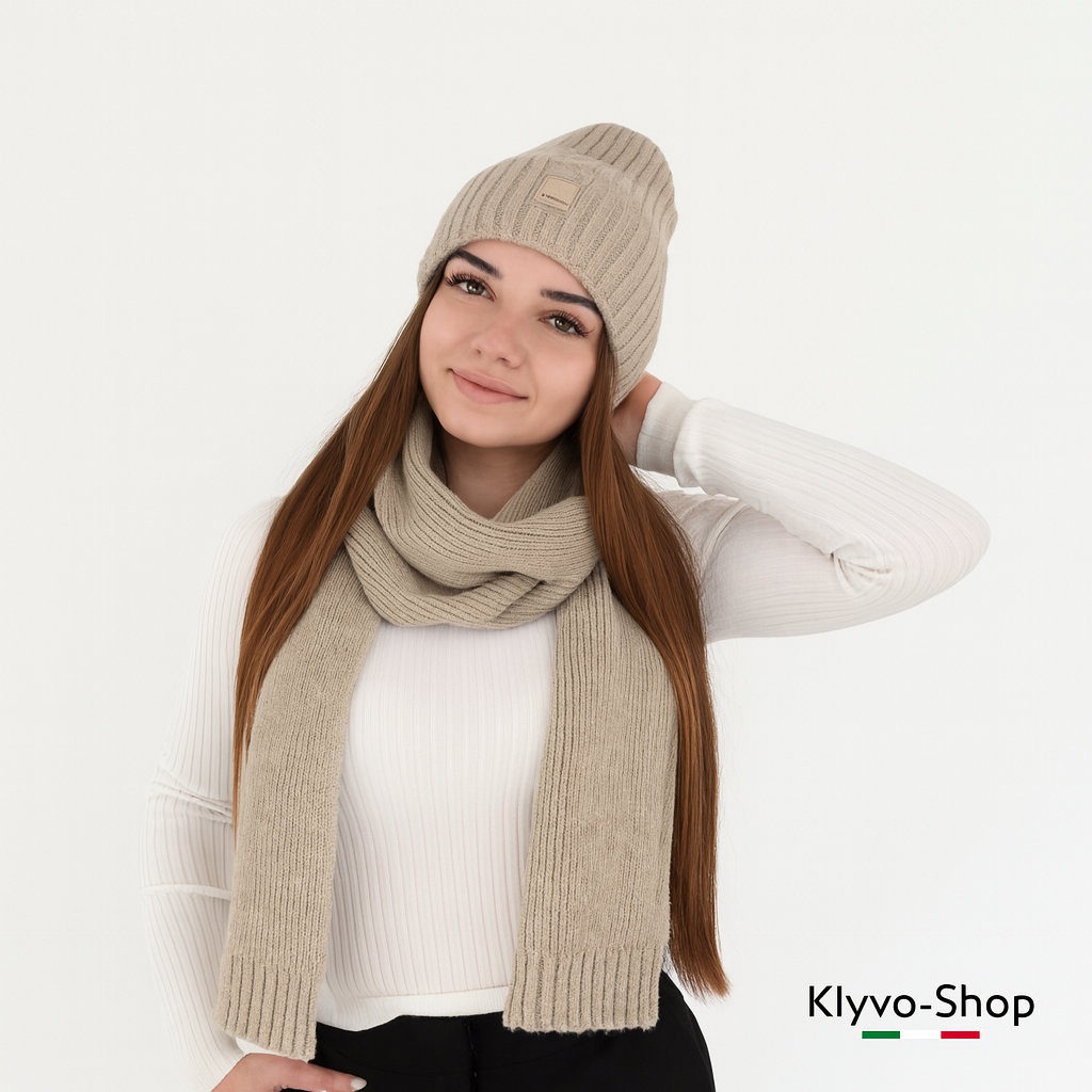 LORETTA - Sciarpa Donna in lana merino – Eleganza e calore per l’inverno