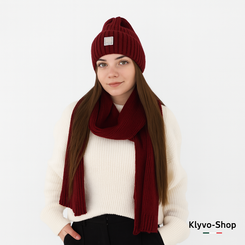 LORETTA - Sciarpa Donna in lana merino – Eleganza e calore per l’inverno