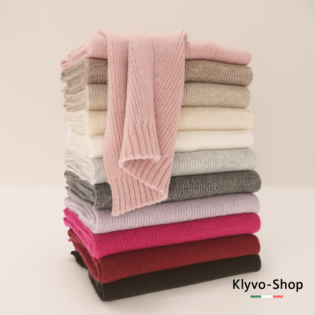 LORETTA - Sciarpa Donna in lana merino – Eleganza e calore per l’inverno