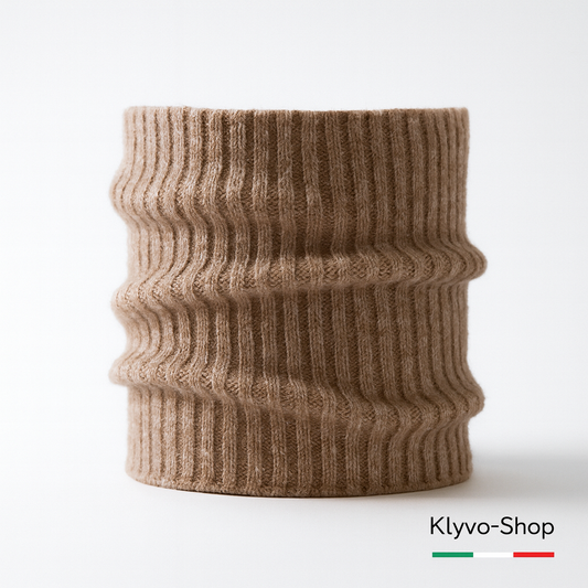 BESTA Uomo - Sciarpa tubolare, misto acrilico-lana-poliestere-Invernale.