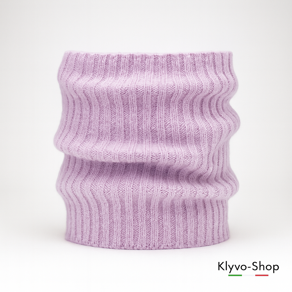 BESTA Uomo - Sciarpa tubolare, misto acrilico-lana-poliestere-Invernale.