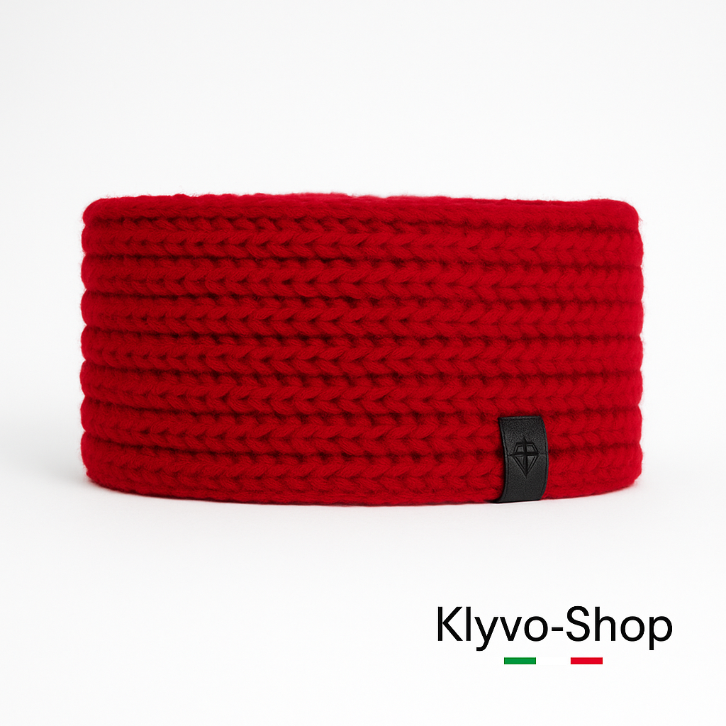 ALEXIS - Fascia per Capelli Donna, Invernale in maglia a coste, calda, elegante ed elastica