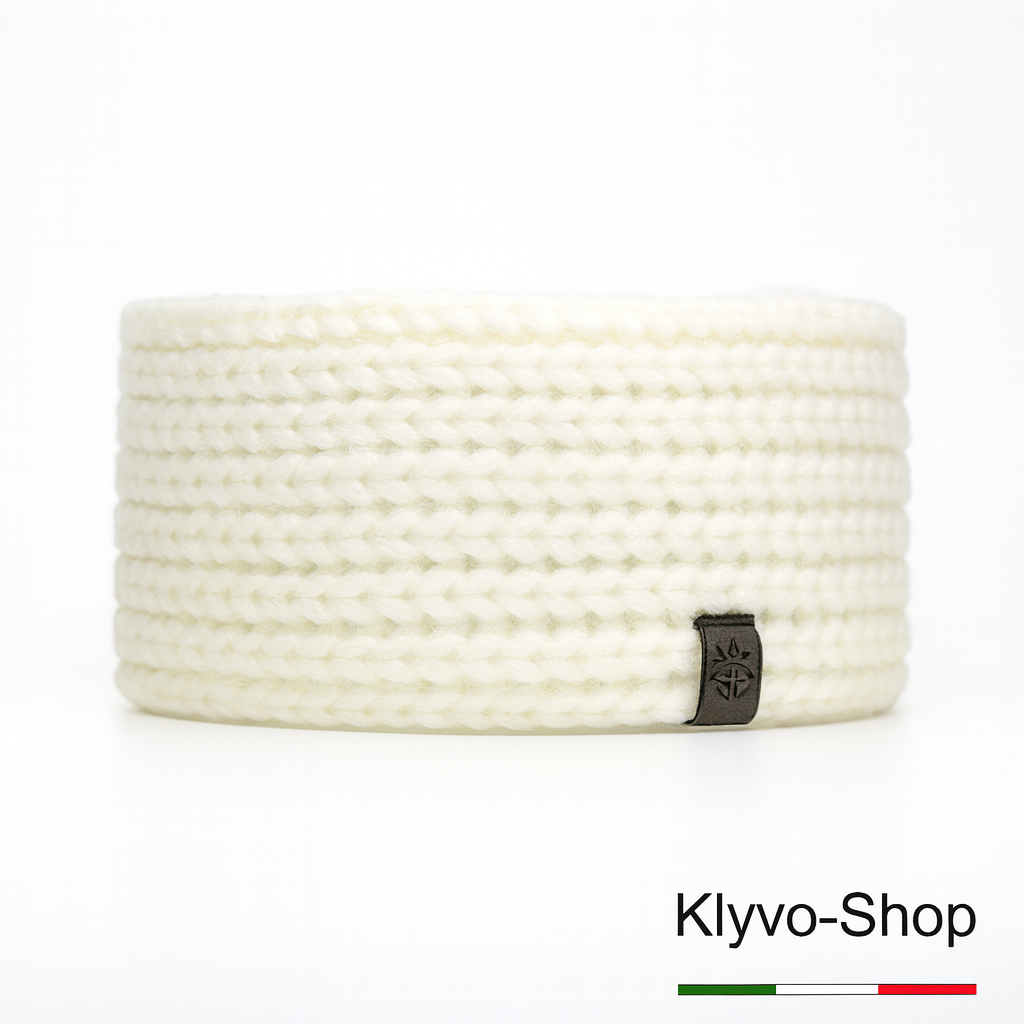 ALEXIS - Fascia per Capelli Donna, Invernale in maglia a coste, calda, elegante ed elastica