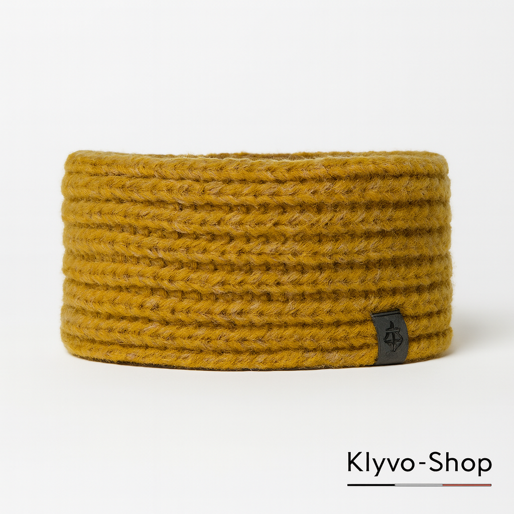 ALEXIS - Fascia per Capelli Donna, Invernale in maglia a coste, calda, elegante ed elastica