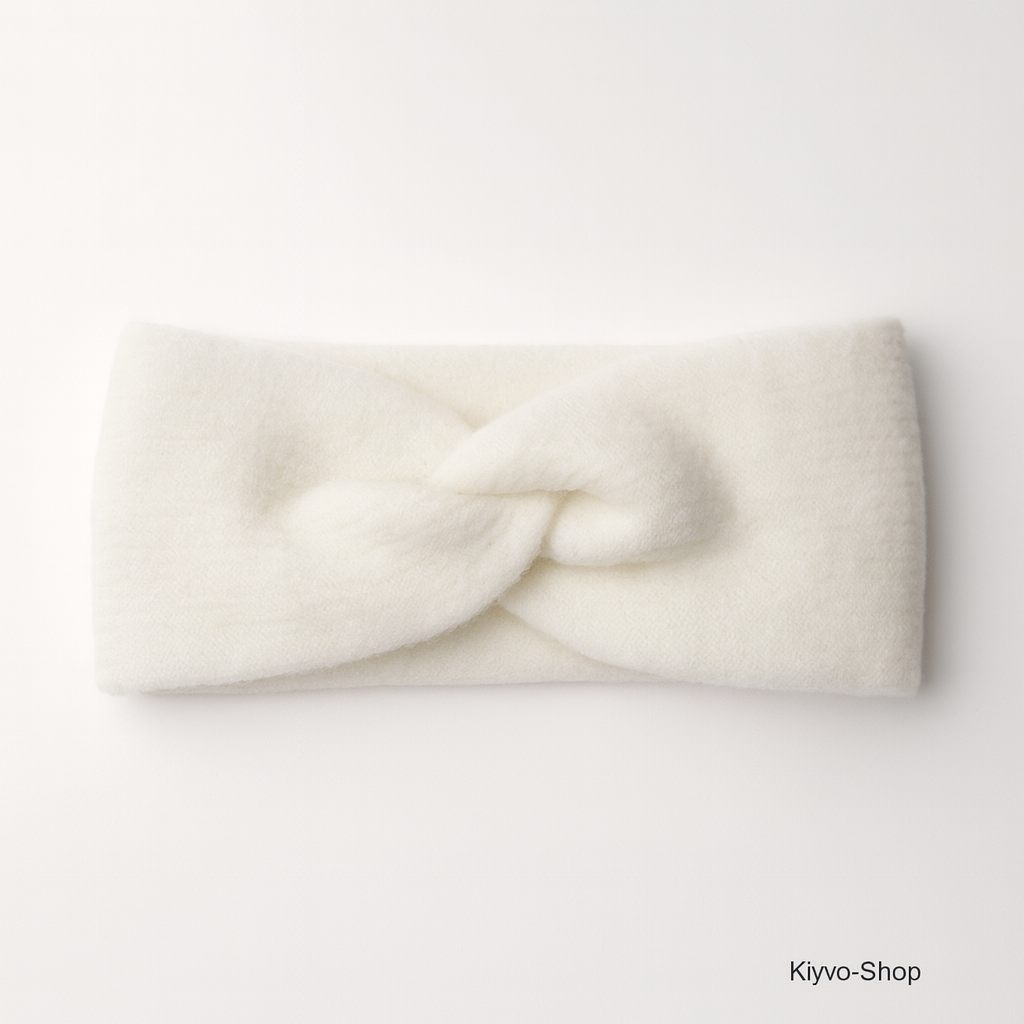 FLORENCE - Fascia per capelli Donna invernale, morbida, elegante e confortevole.