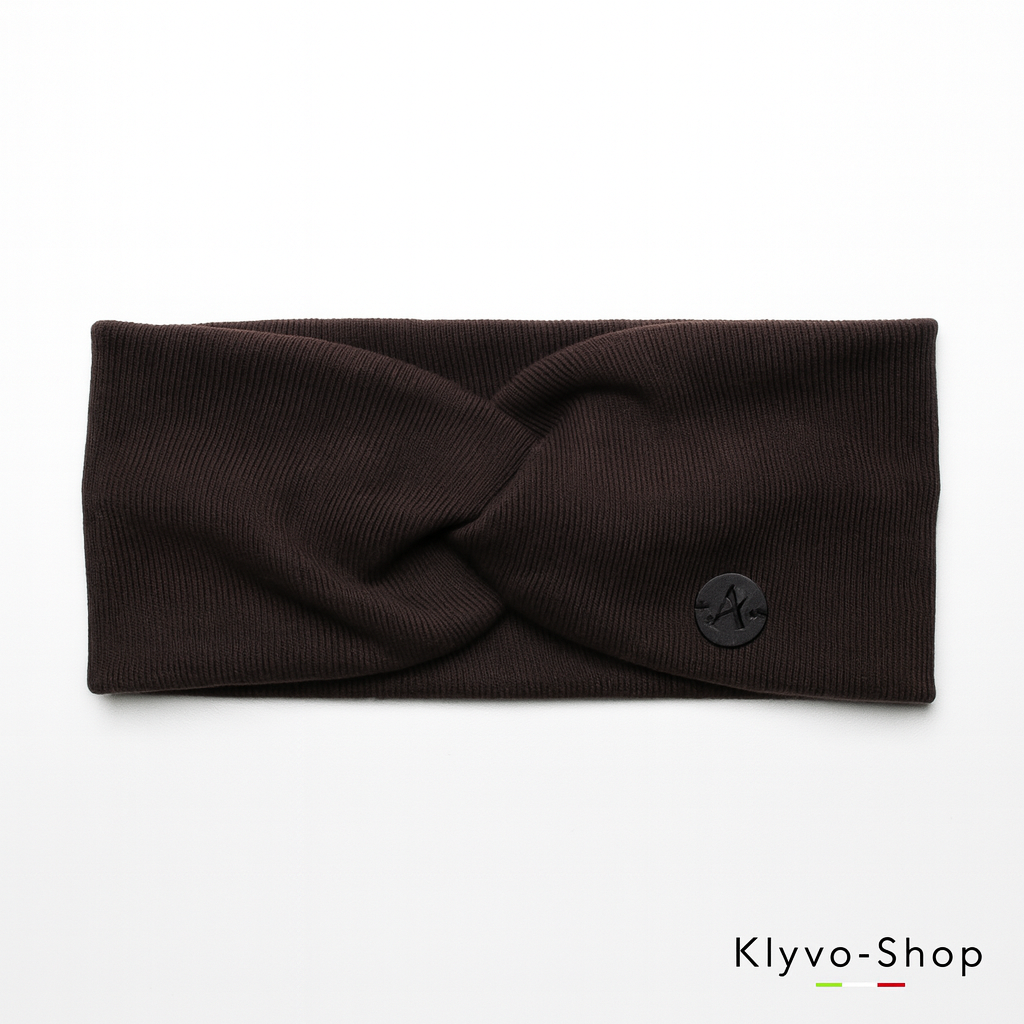 AURI - Fascia per Capelli Donna in cotone beige – elastica, leggera e primaverile