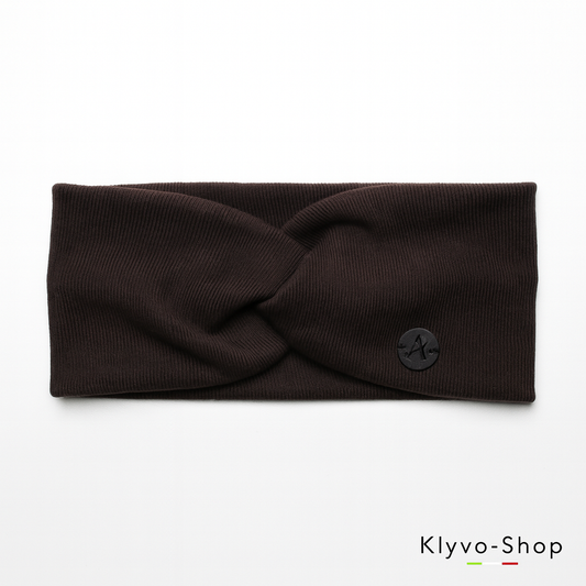 AURI - Fascia per Capelli Donna in cotone beige – elastica, leggera e primaverile