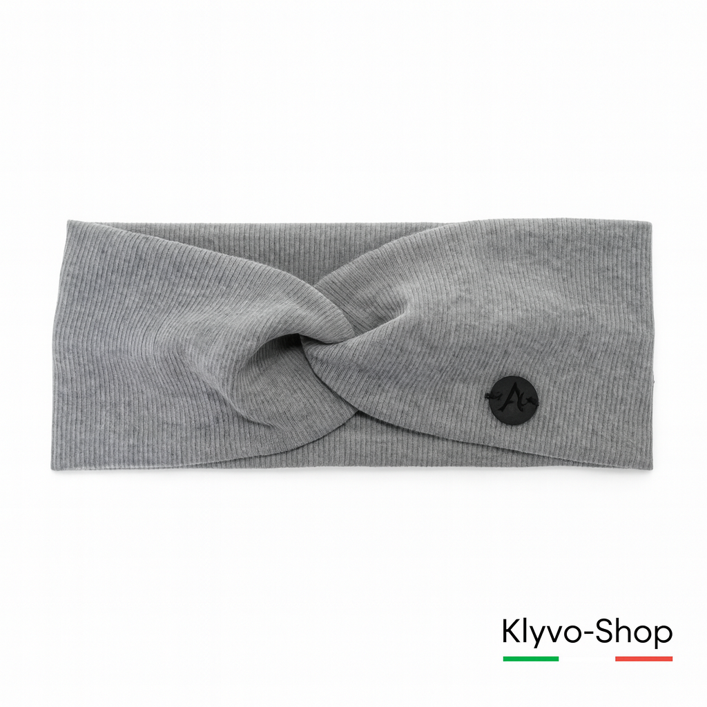 AURI - Fascia per Capelli Donna in cotone beige – elastica, leggera e primaverile