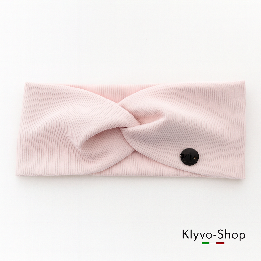 AURI - Fascia per Capelli Donna in cotone beige – elastica, leggera e primaverile