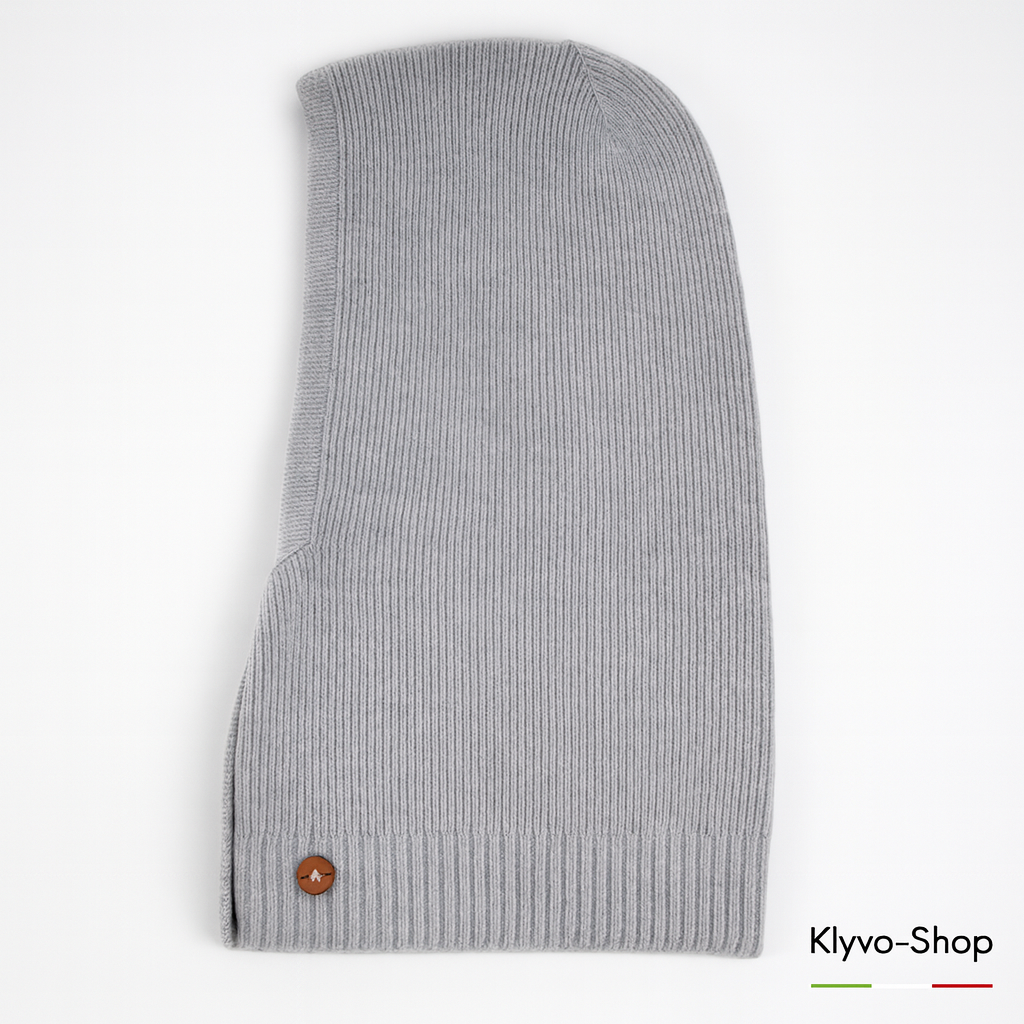 KIRUNA - Passamontagna Donna in Lana Merino e Cashmere – caldo, elegante e morbido