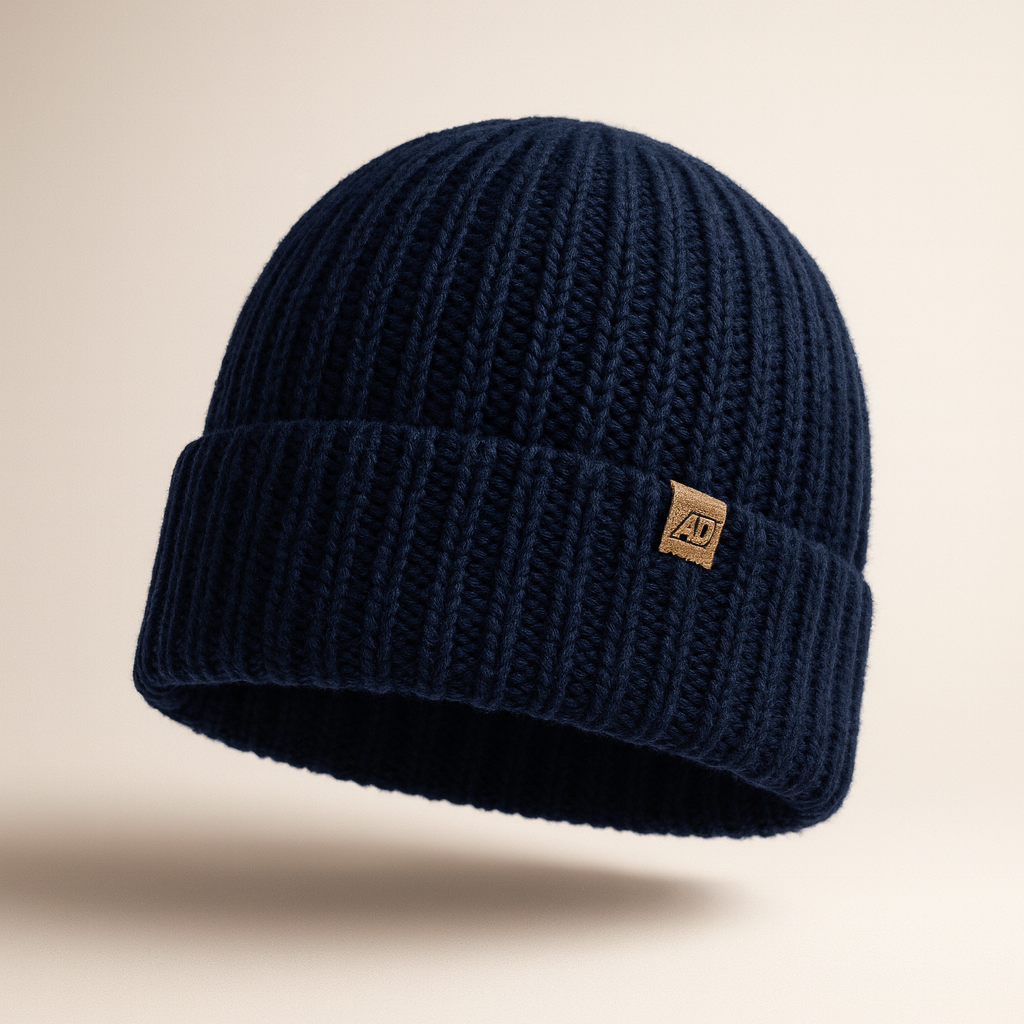 BERNO - Berretto Uomo, 100% Lana Merino extrafine-Invernale.