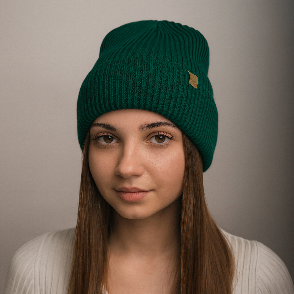 ISLA - Berretto Donna  100% Lana Merino extrafine – elegante, caldo e morbido per l’inverno