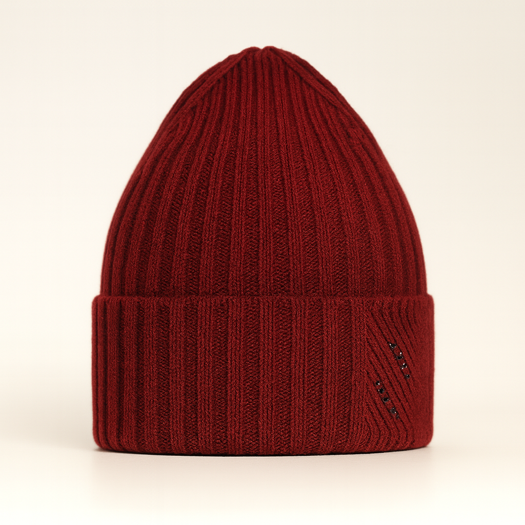 ARIGA - Berretto Donna in Lana Merino Extrafine 100% con Strass – Caldo, Elegante e Termoregolante per l’Inverno.