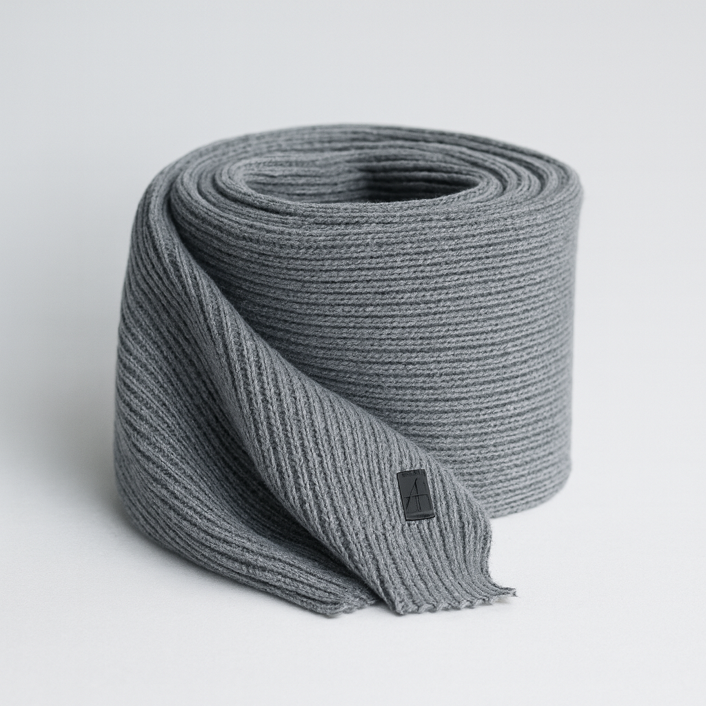 ALGOR - Sciarpa Uomo, 50% Lana Merino 50% acrilico-Invernale.