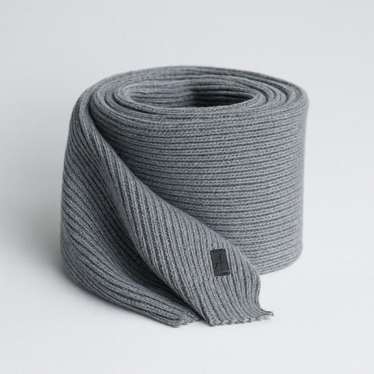 ALGOR - Sciarpa Uomo, 50% Lana Merino 50% acrilico-Invernale.