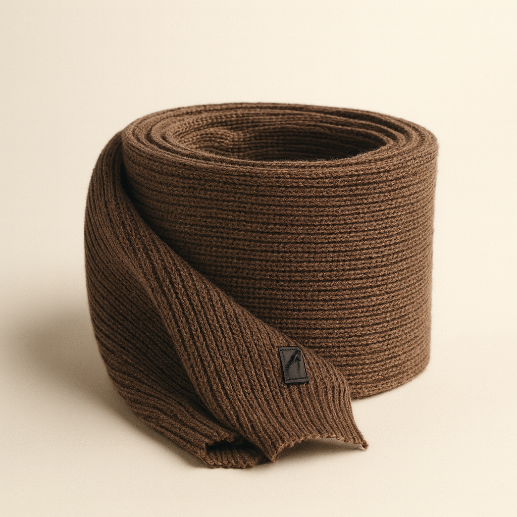 ALGOR - Sciarpa Uomo, 50% Lana Merino 50% acrilico-Invernale.