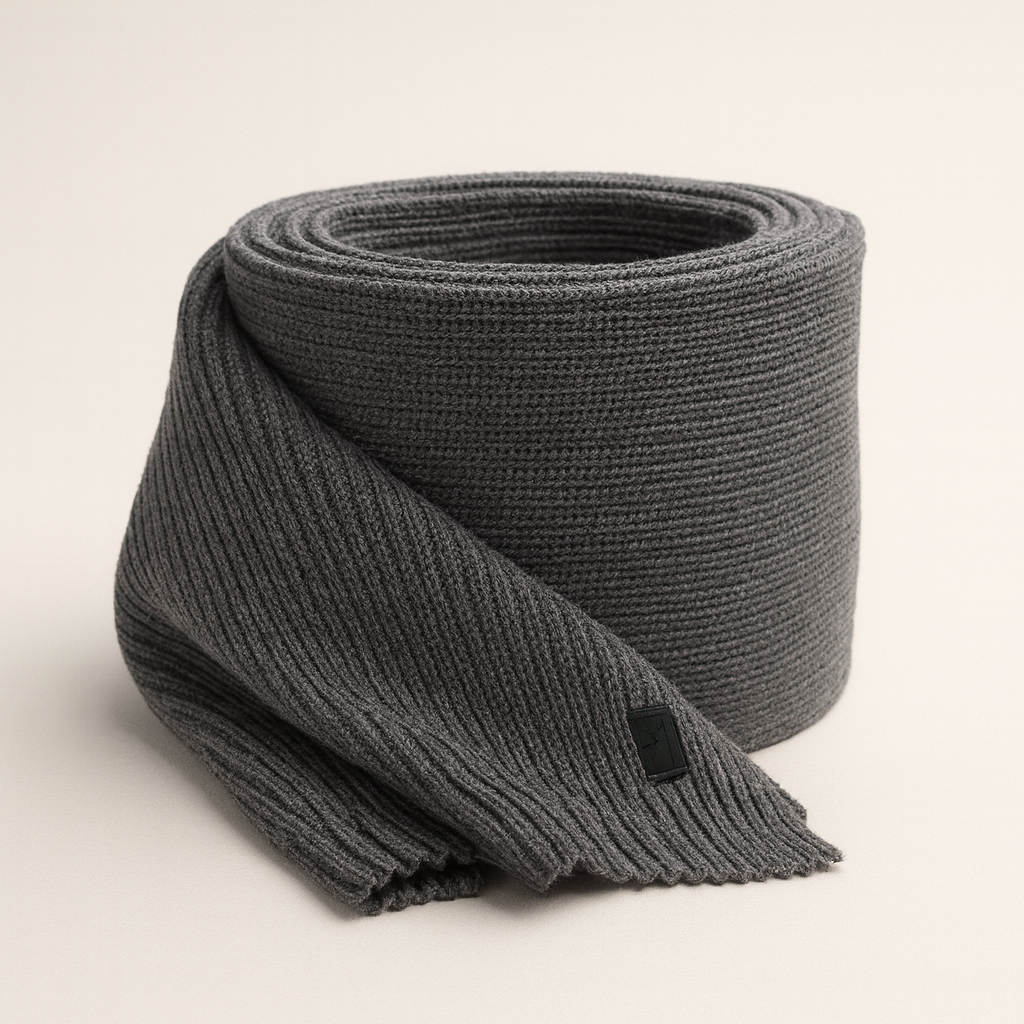 ALGOR - Sciarpa Uomo, 50% Lana Merino 50% acrilico-Invernale.