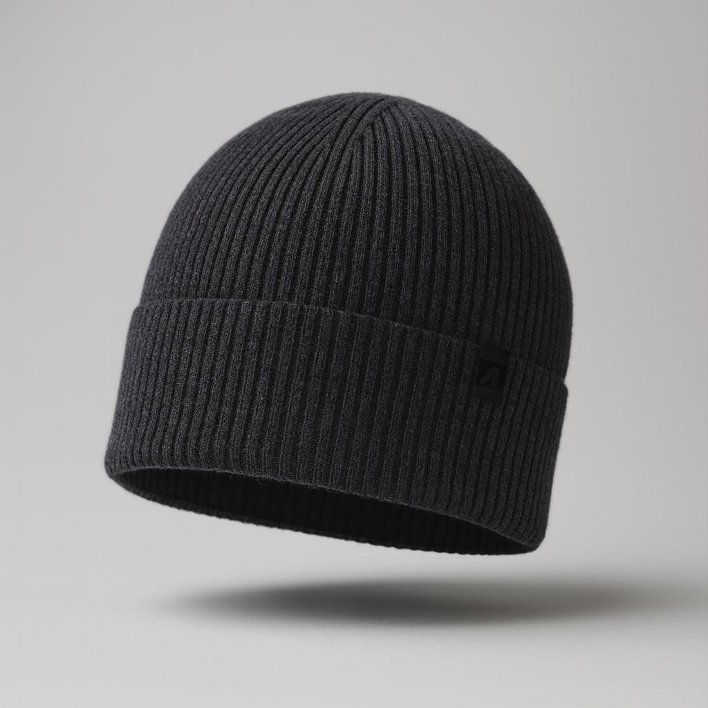 AZURITY - Berretto Uomo Invernale, 90% Lana Merino extrafine e 10% Cashmere.